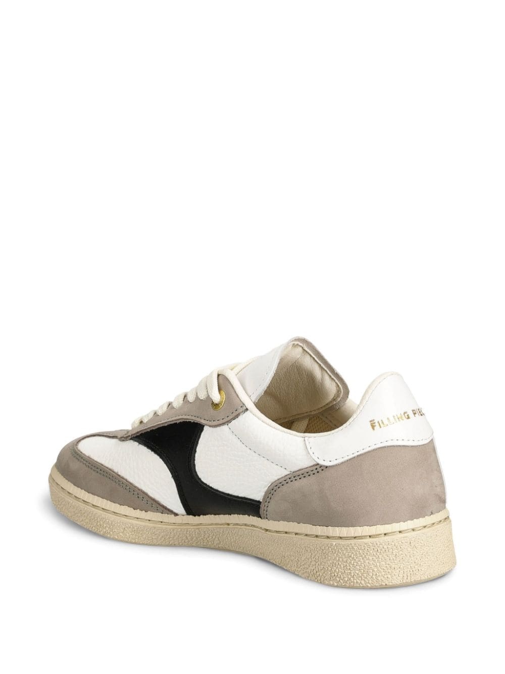 panelled design trainers - 3