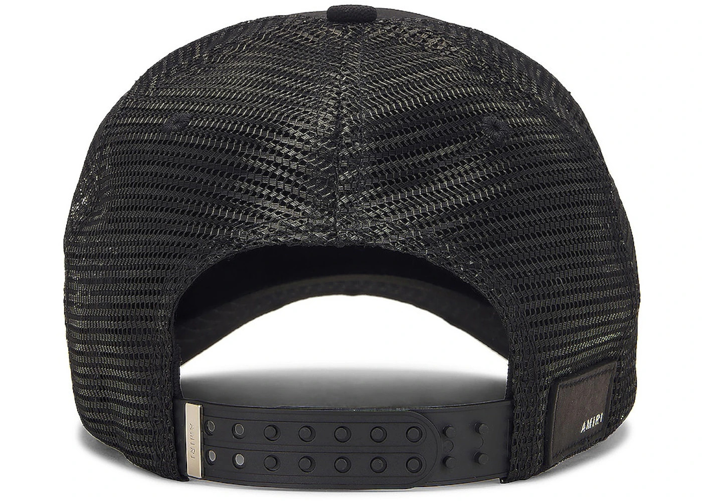 AMIRI Logo Trucker Cap Black/White - 2