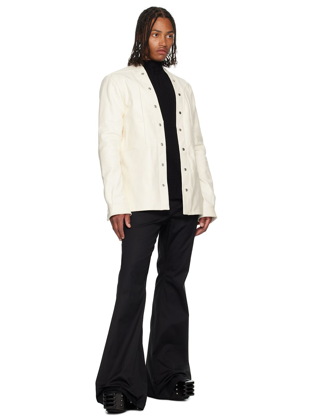 Off-White Concordians Larry Fogpocket Leather Jacket - 4