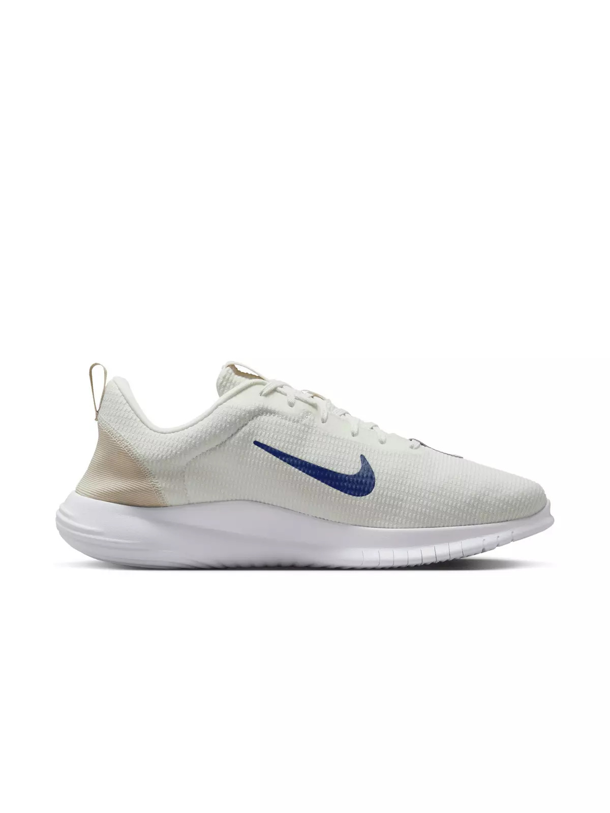 Flex Experience Run 12 "Sail/Light Orewood Brown/Deep Royal Blue" Men's Wide Running Shoe - 1