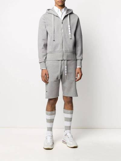 Thom Browne side vent 4-Bar track shorts outlook