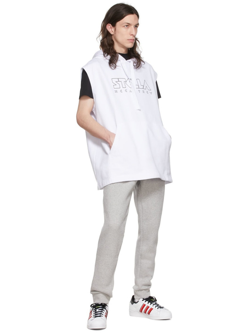 Stella McCartney White Cotton Hoodie outlook