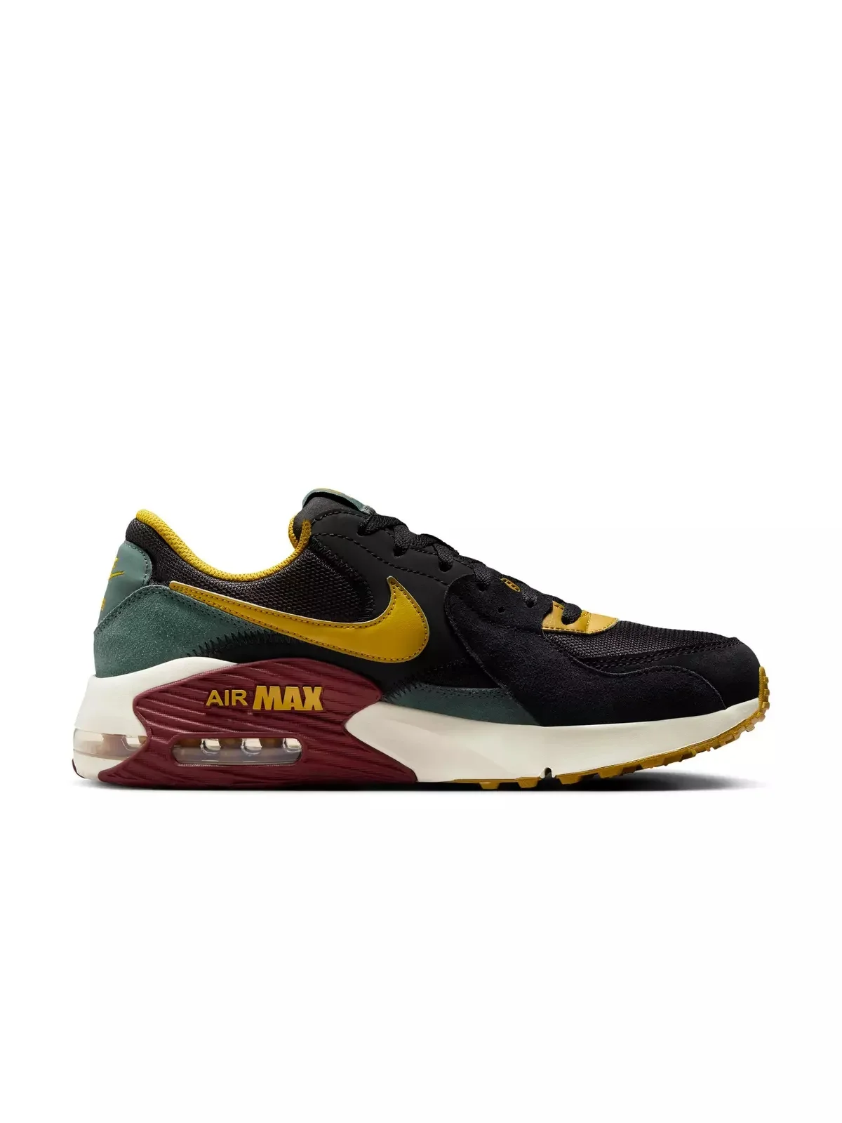 Nike Air Max Excee Black Vintage Green Dark Team Red Bronzine - 1