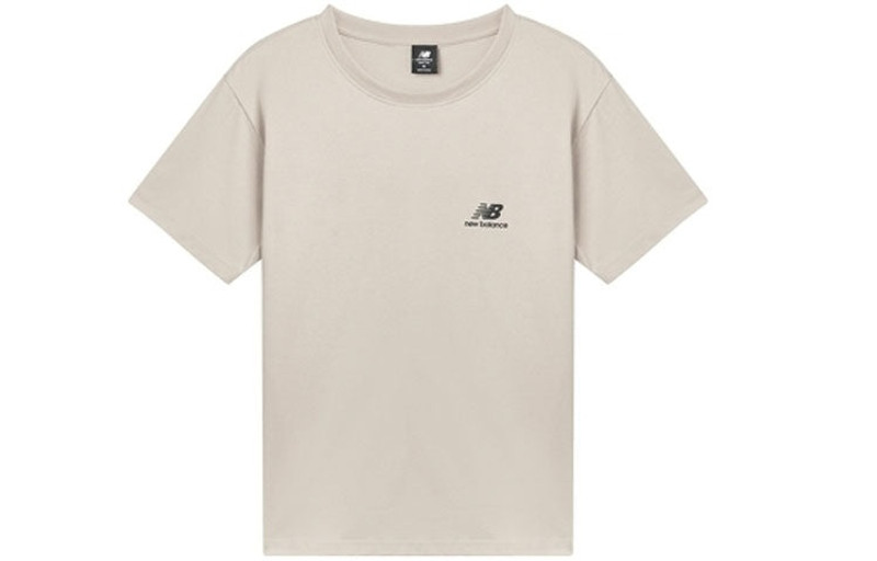New Balance Graphic Print Tee 'Beige Blue' AMT12343-GOK - 1
