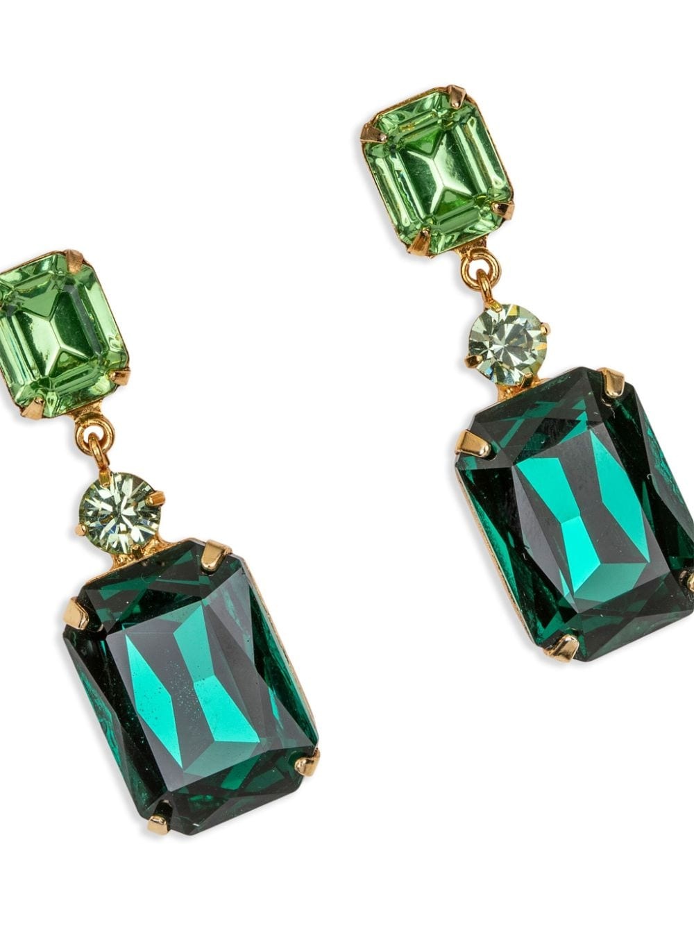 Justine crystal-embellished earrings - 2