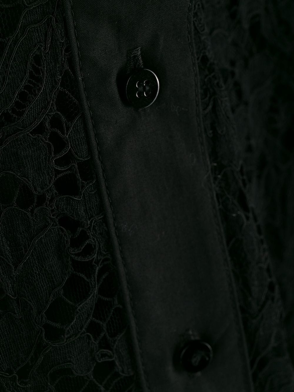 short button-up lace dress - 6