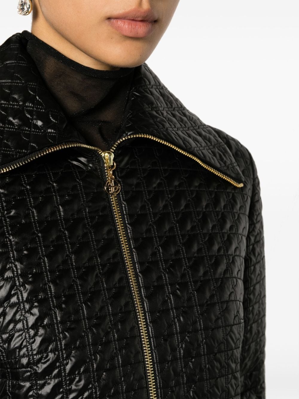 JP-quilted zip-front jacket - 5