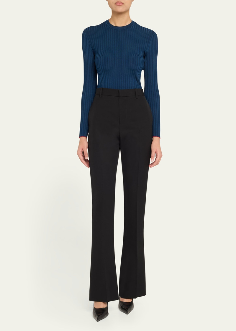 FERRAGAMO Lightweight Viscose Rib Sweater outlook