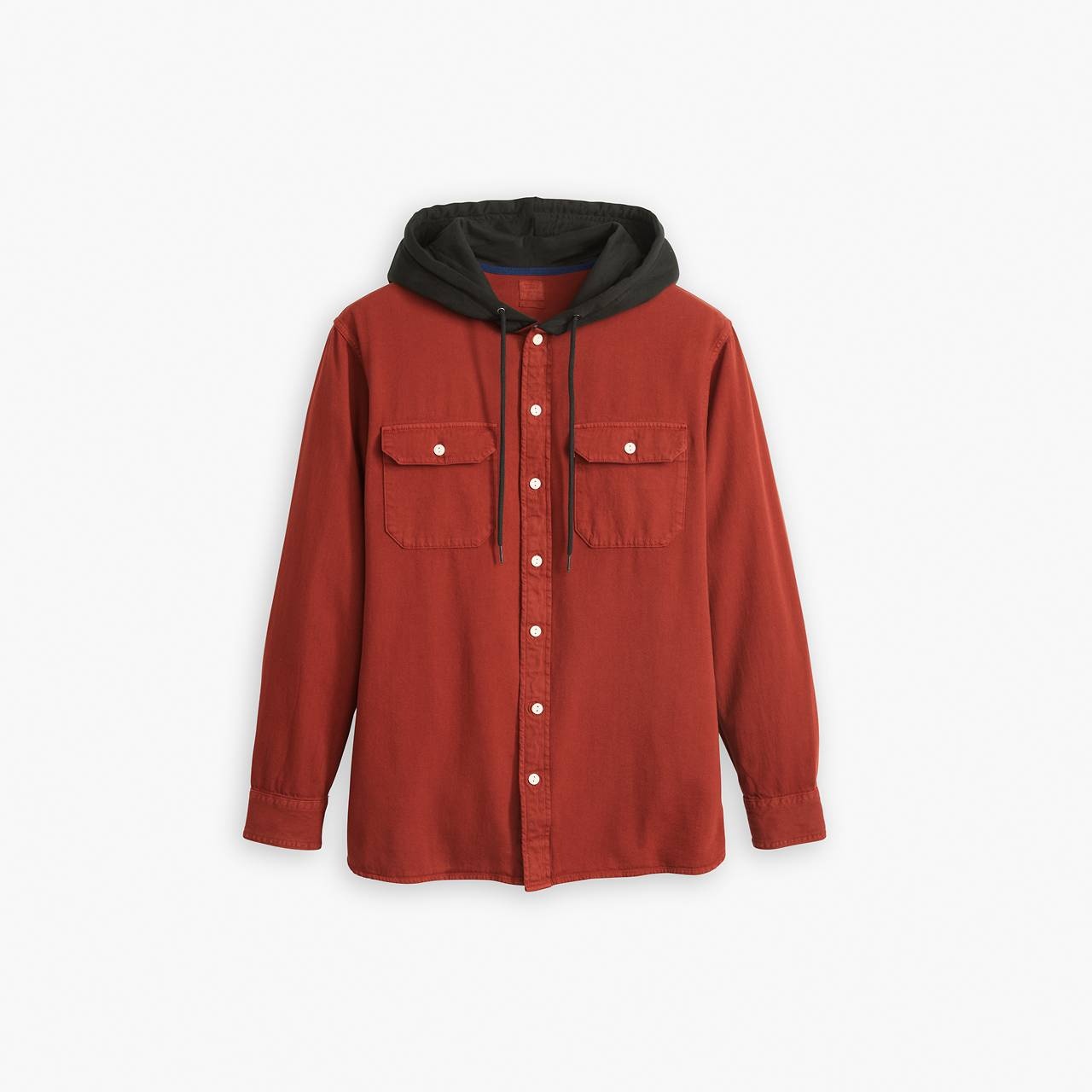 HOODED CLASSIC WORKER SHIRT - 1