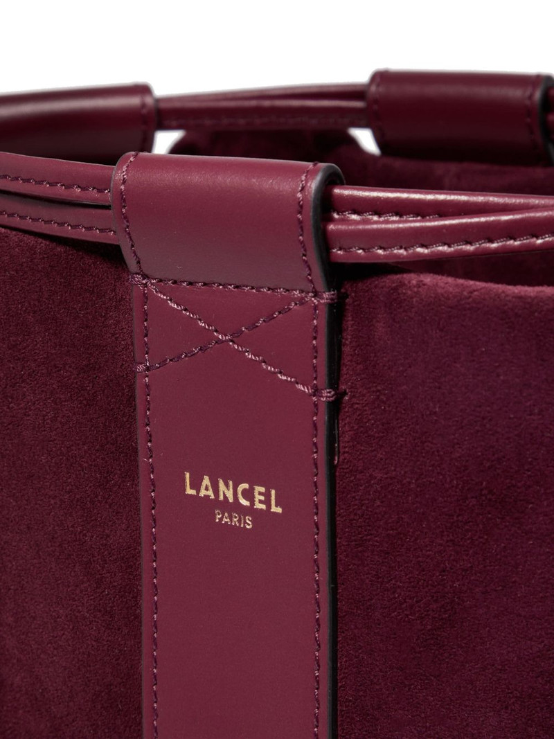 medium Elles suede bucket bag 4