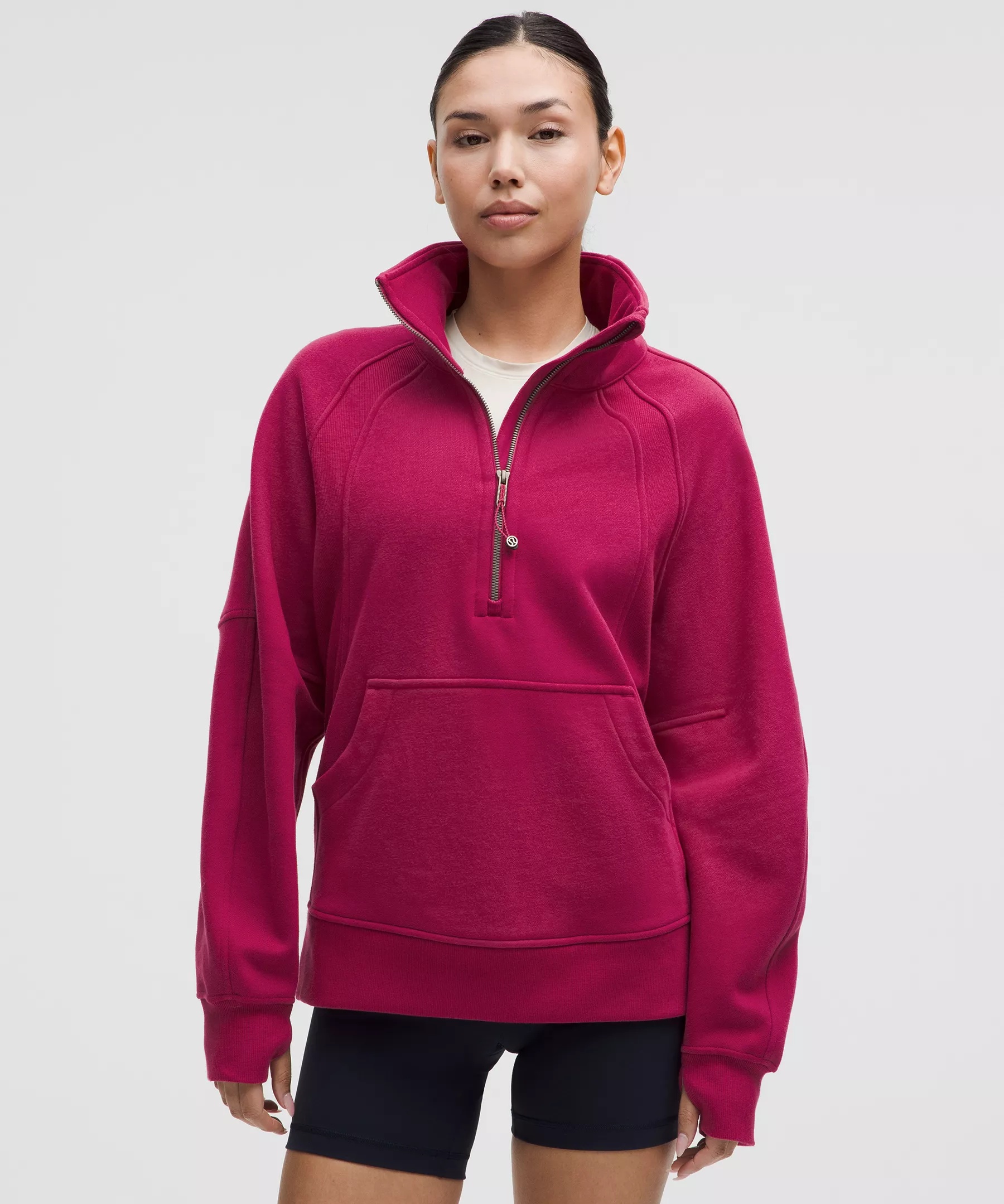 Scuba Oversized Funnel-Neck Half Zip *Long - 1