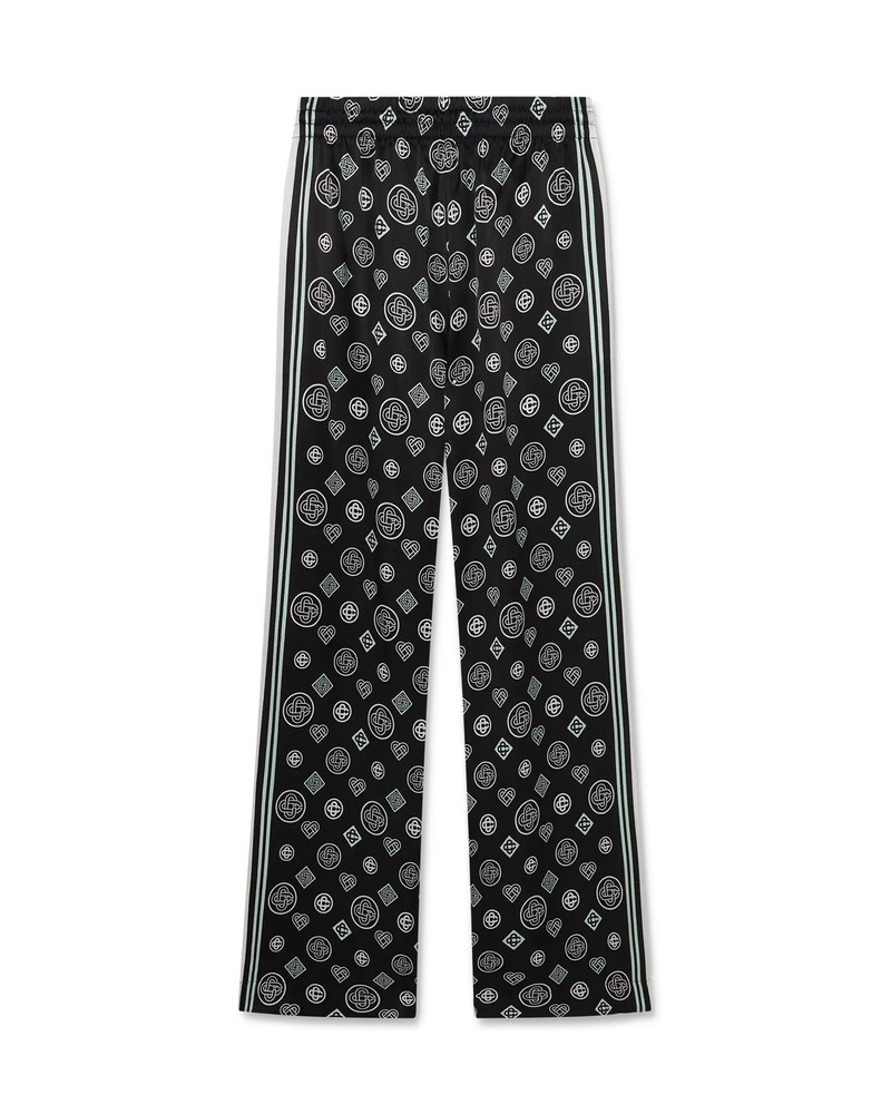 CASABLANCA Monogram Pyjama Silk Satin Trousers | Casablanca Paris outlook