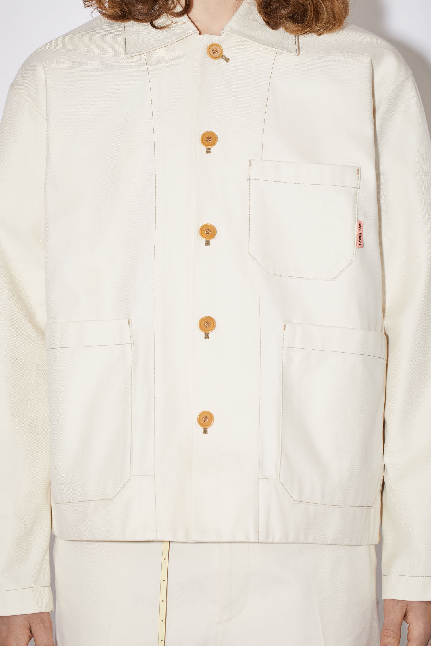 Heavy twill jacket - Ecru beige - 6