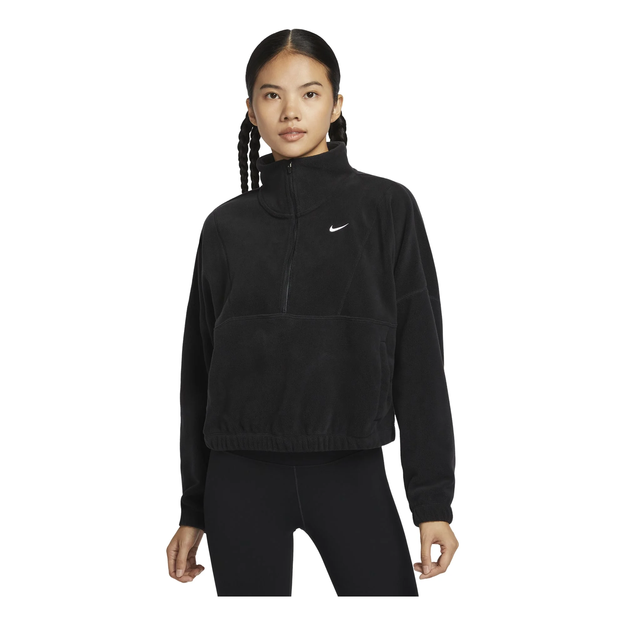 (WMNS) Nike One Therma-FIT T-Shirt 'Black' FV7956-010 - 1