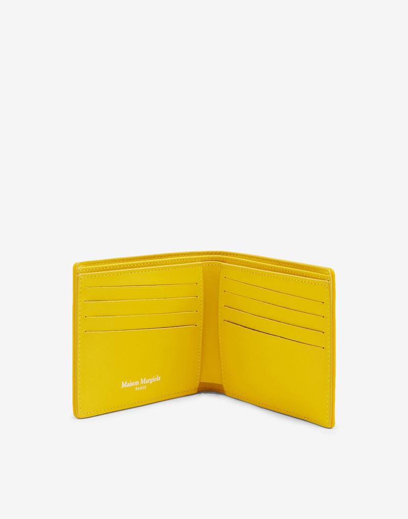 Maison Margiela Rubber leather bi-fold wallet outlook