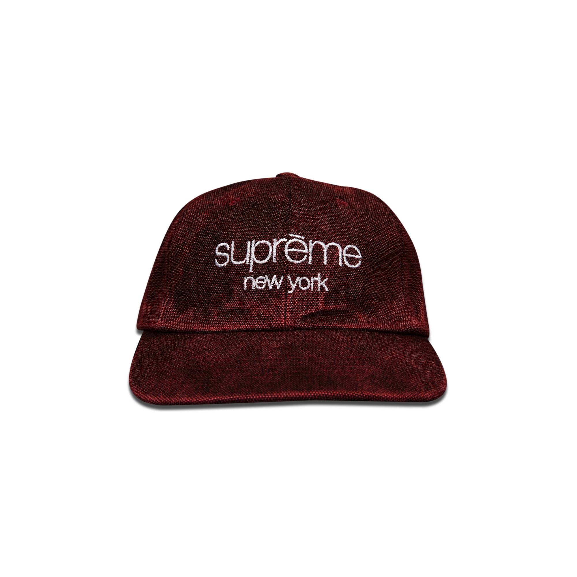 Supreme 2-Tone Canvas 6-Panel 'Red' - 1