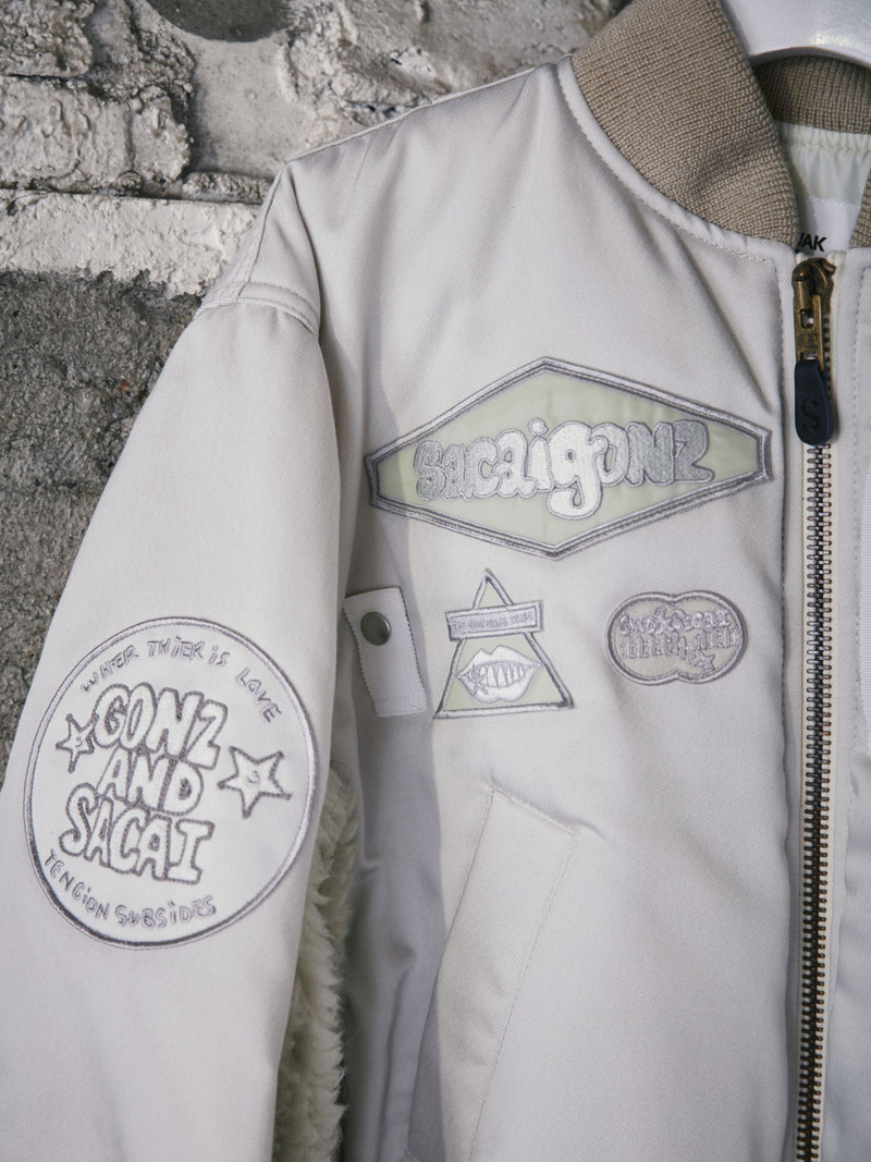 sacai x SPIEWAK Gonz Multi Patch Blouson 5