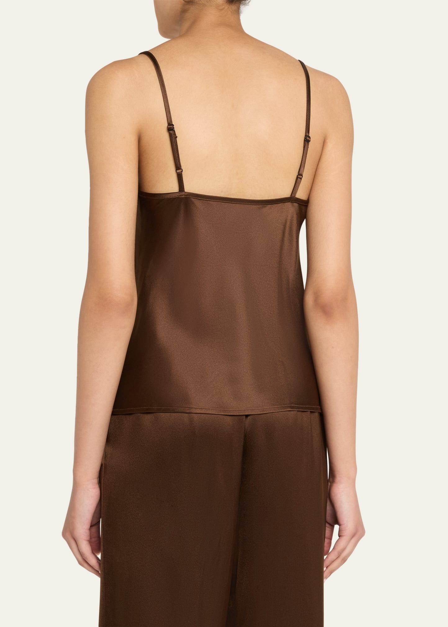 Spaghetti Strap Silk Cami - 3