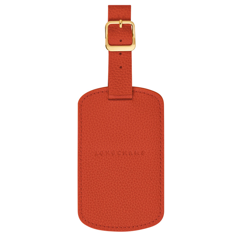 Le Foulonné Luggage tag Paprika - Leather 1