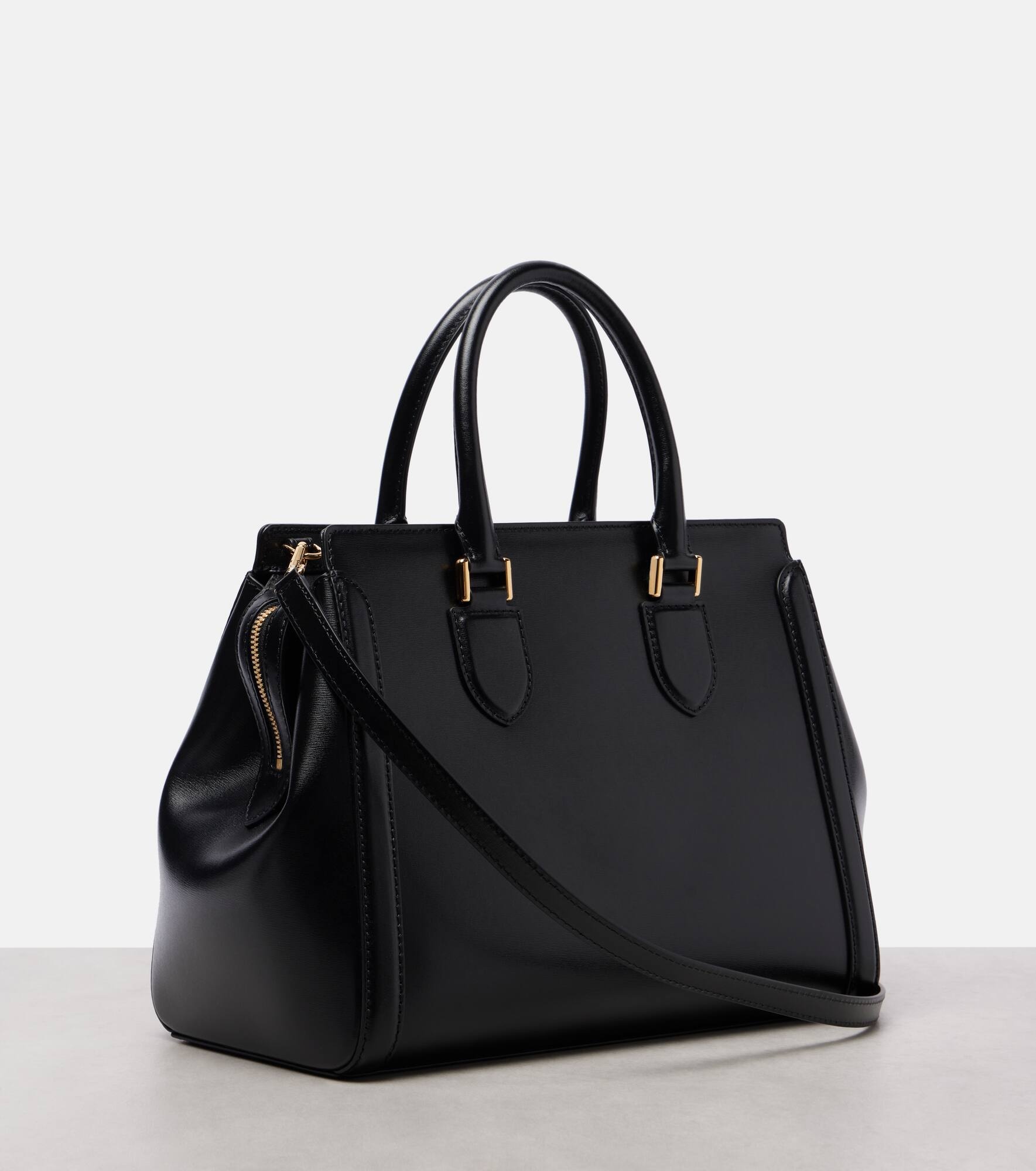 Birdee Medium leather tote bag - 4