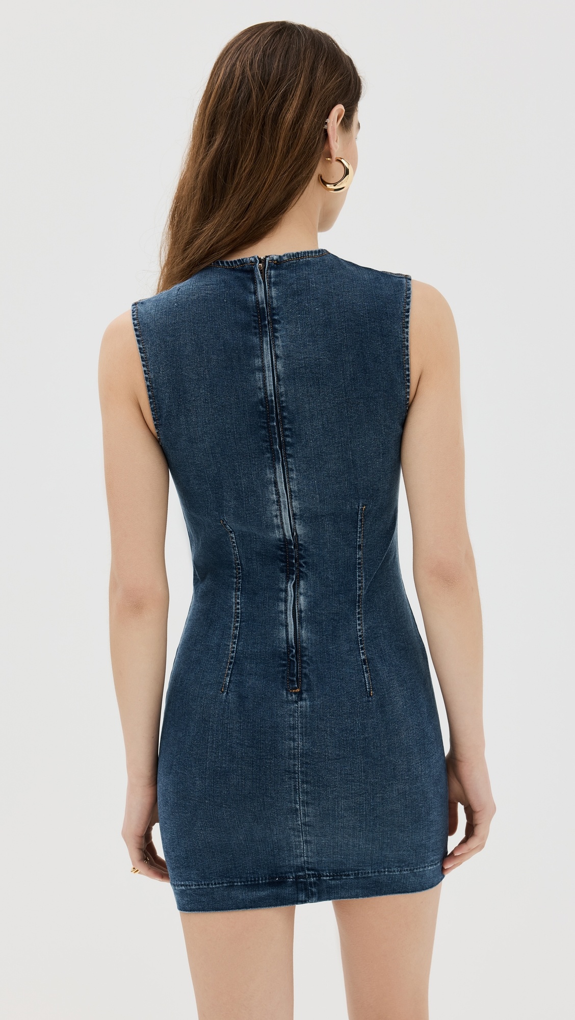 Kendi Denim Mini Dress - 2