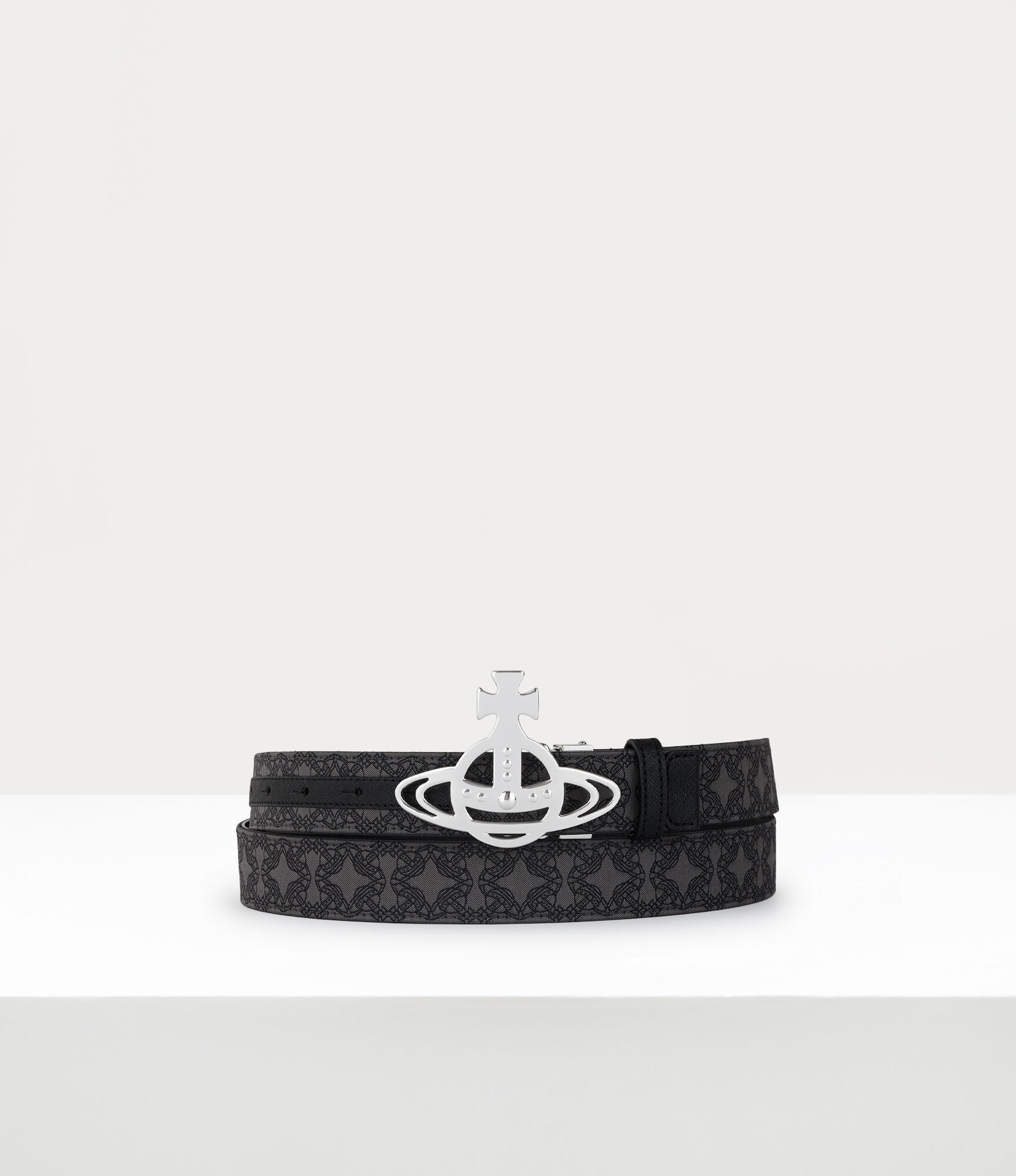 SILVER LINE ORB REVERSIBLE BELT - 1