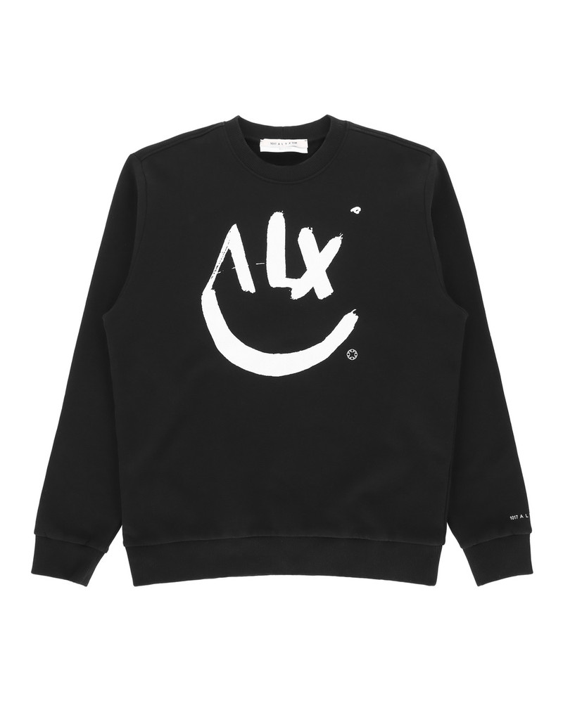 ALYX SMILEY CREWNECK SWEATSHIRT 1