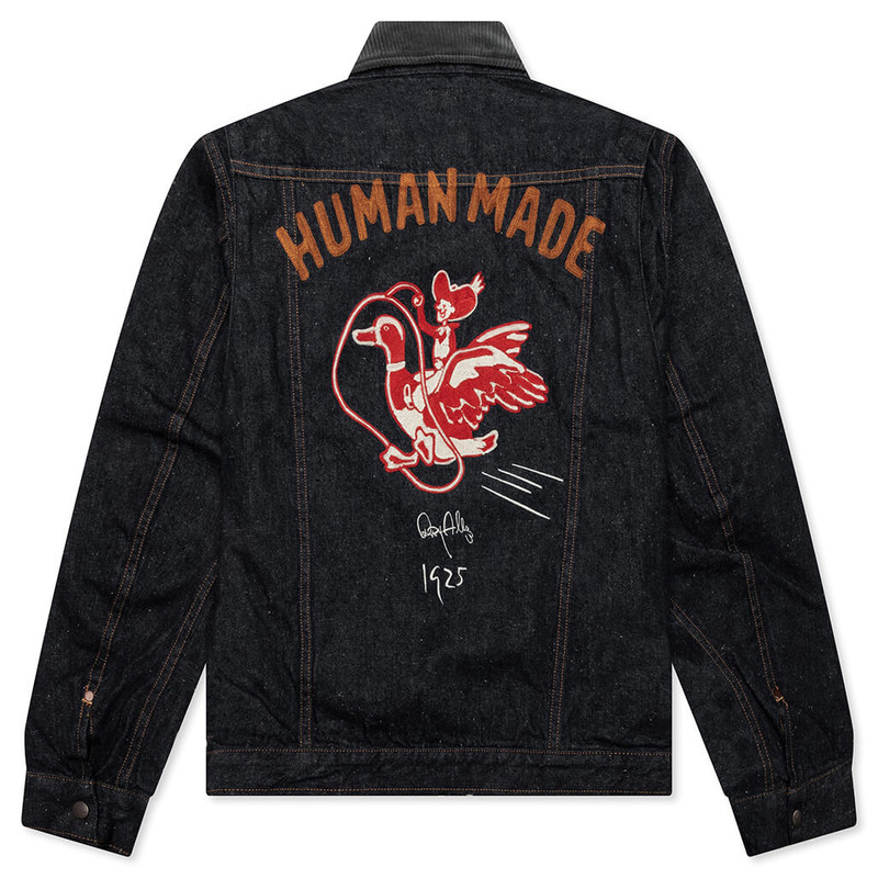 Human Made ZIP-UP DENIM WORK JACKET - INDIGO outlook