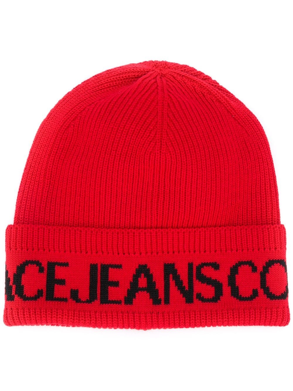 logo print beanie - 1