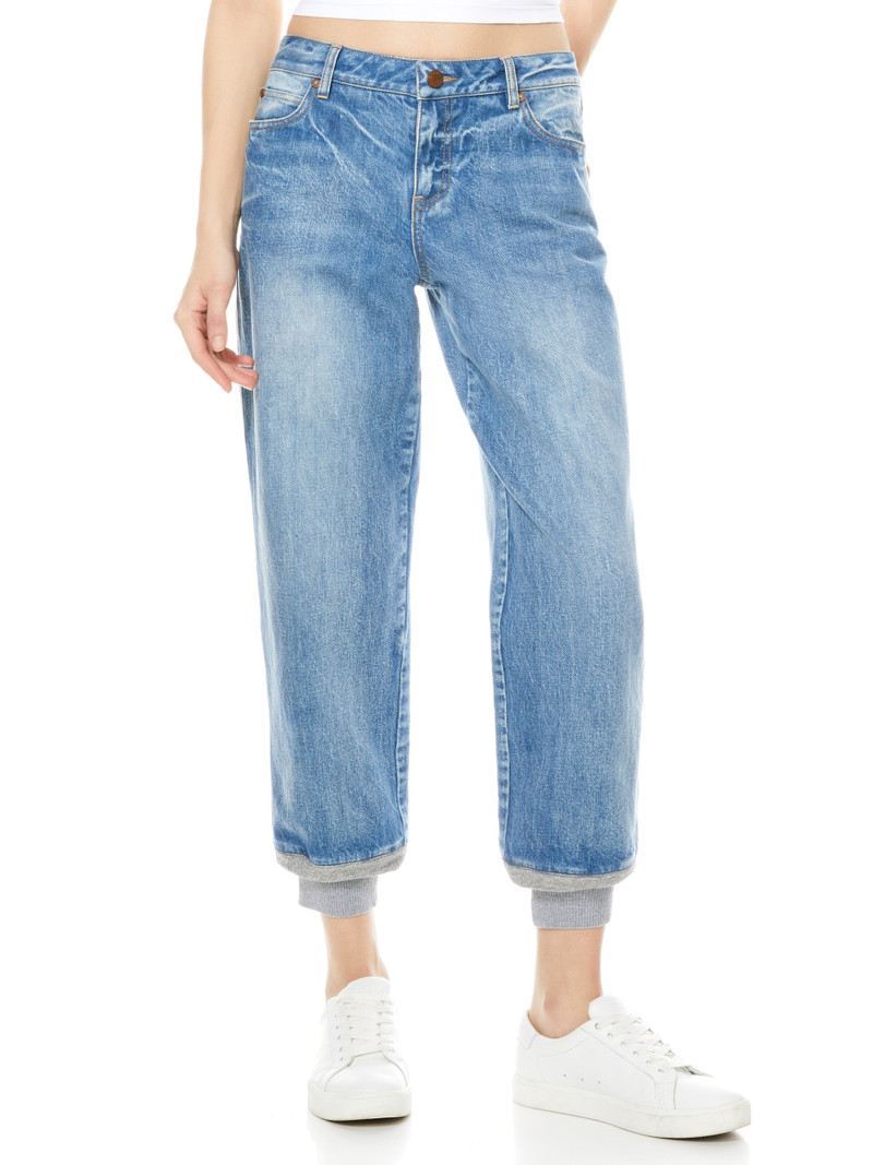 KESHA JEAN WITH RIB CUFF 2