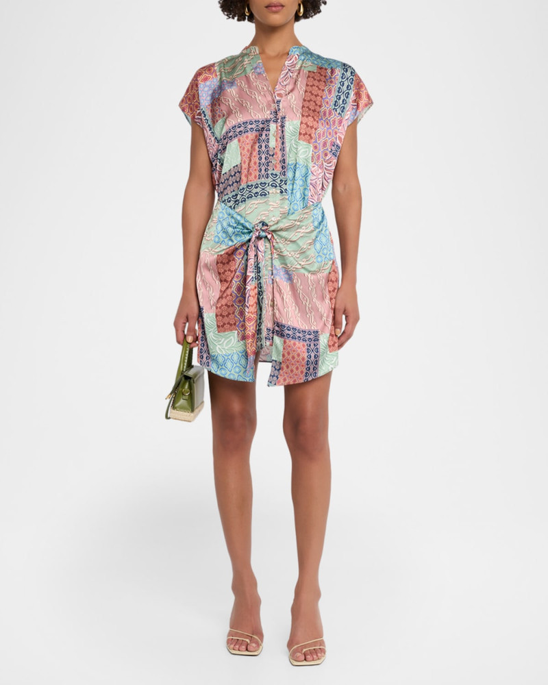 MISA Mika Wrap Mini Dress outlook