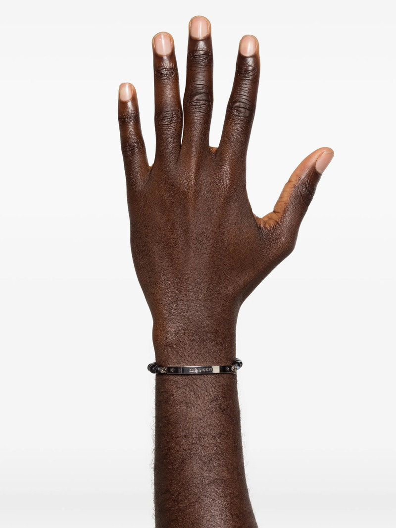 Alexander McQueen Alexander Mcqueen Skull-detail Beaded Bracelet outlook