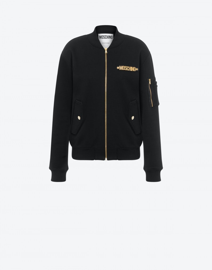 LETTERING LOGO ZIP SWEATSHIRT - 1