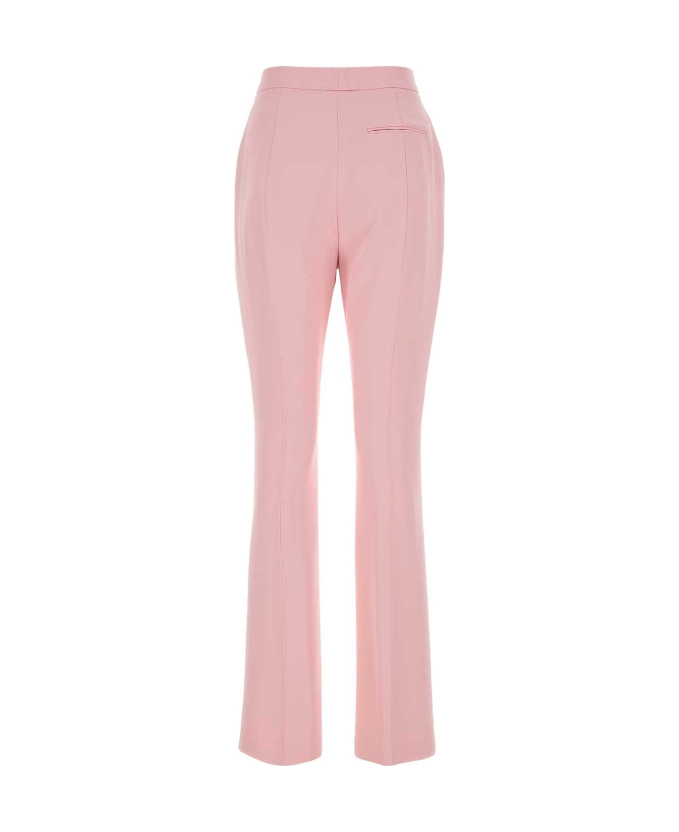 Pink Crepe Cigarette Pant - 2