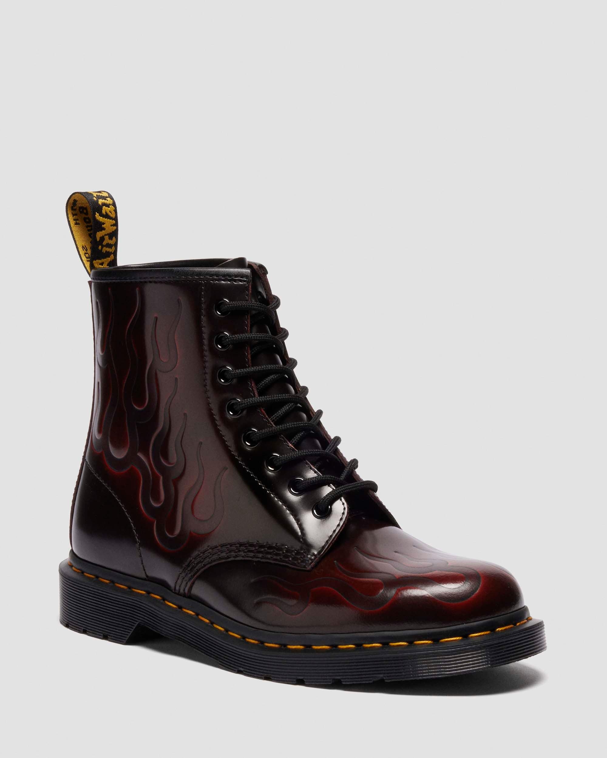 1460 Inferno Arcadia Rub Off Leather Boots - 5