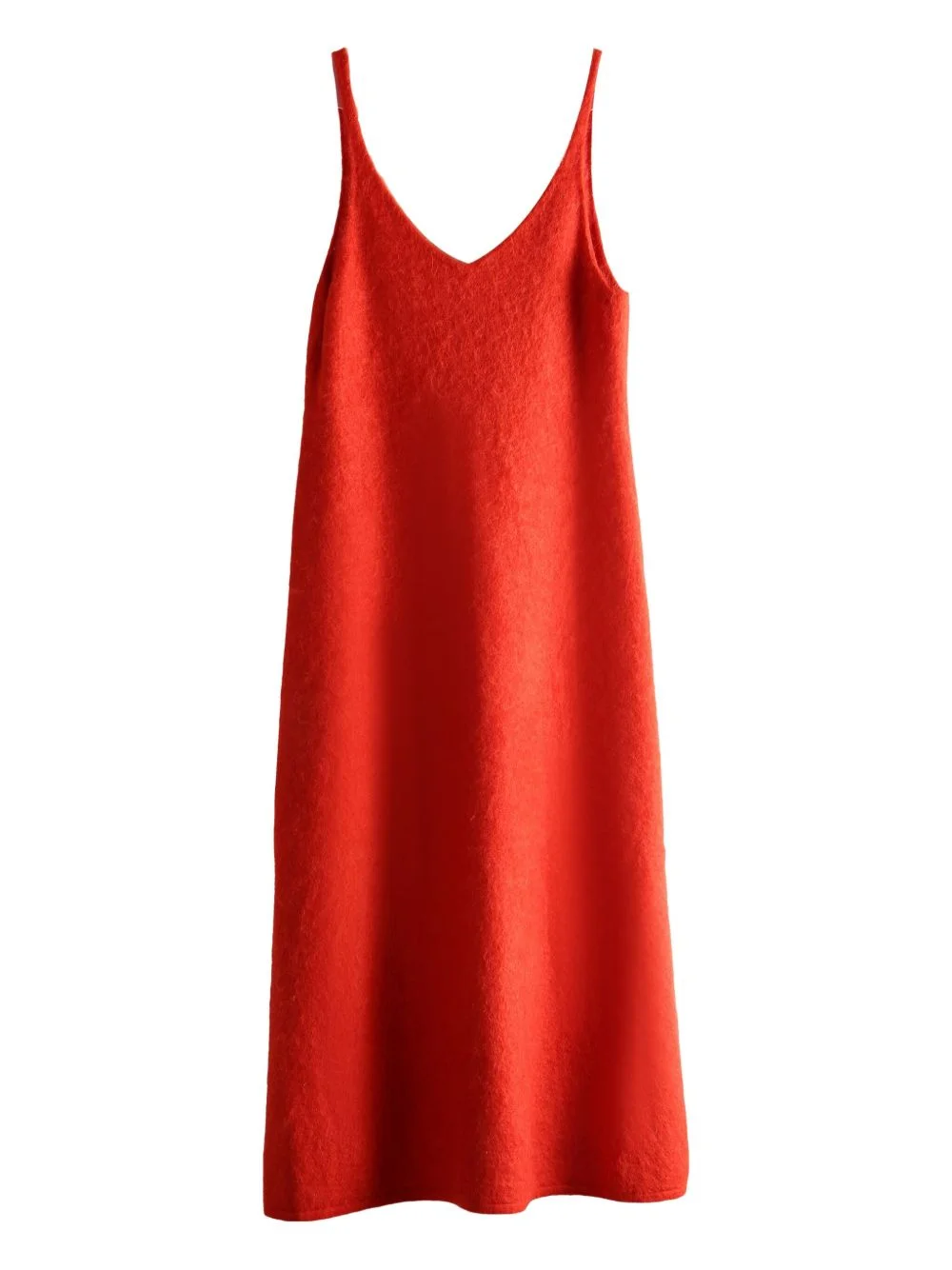 V-neck midi dress - 1