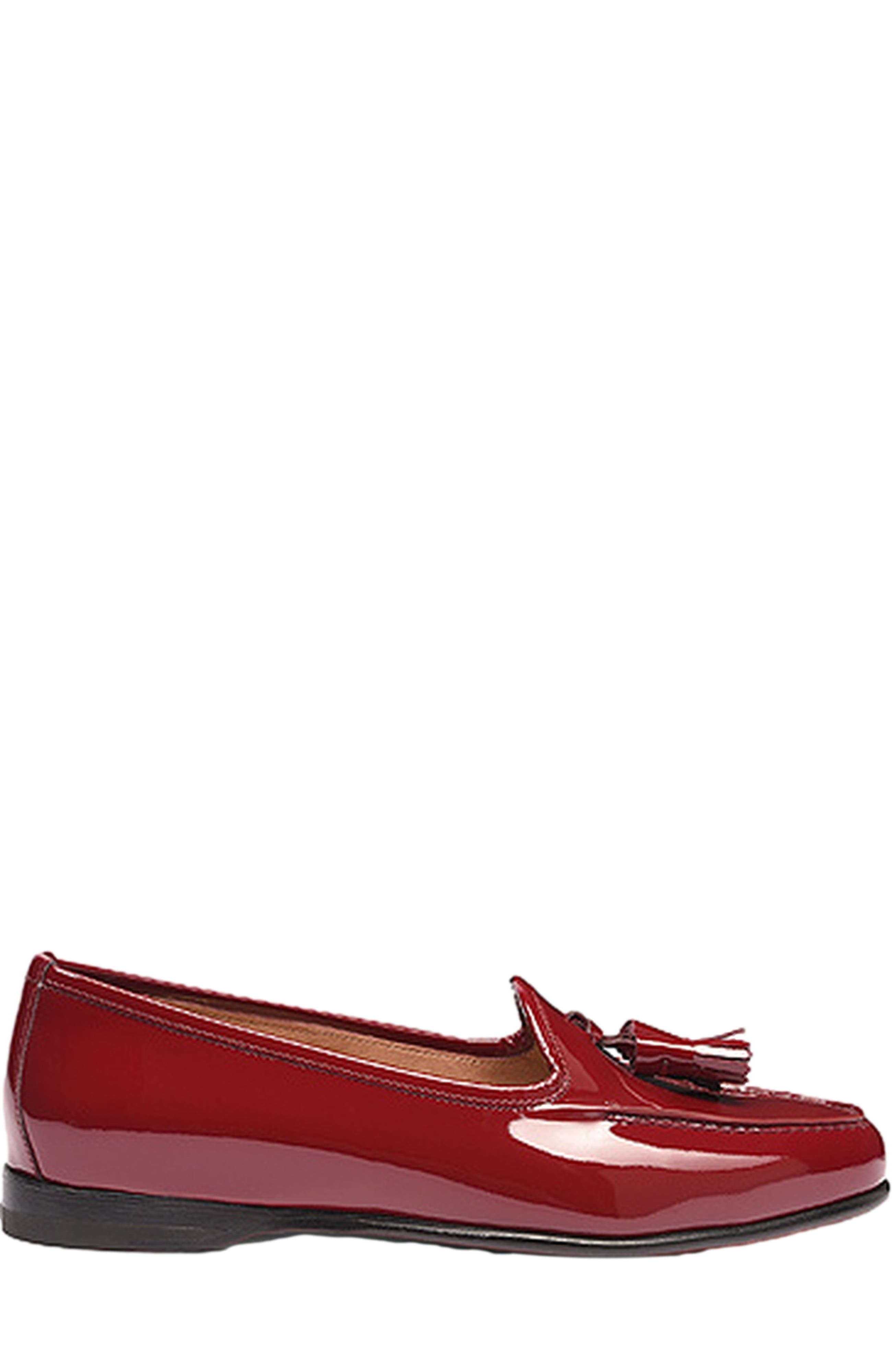 Santoni Women's Andrea Red Patent Tassel Loafer at Nordstrom - 7