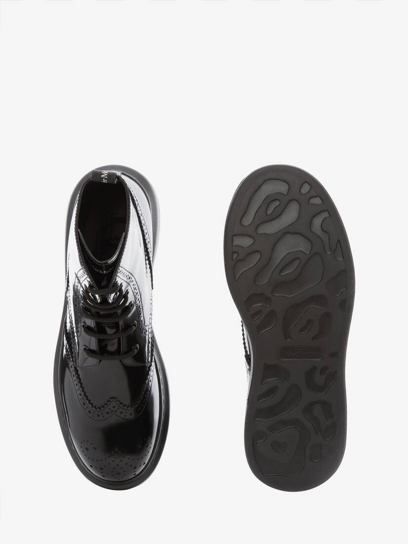 Hybrid Lace-up Boot in Black - 4