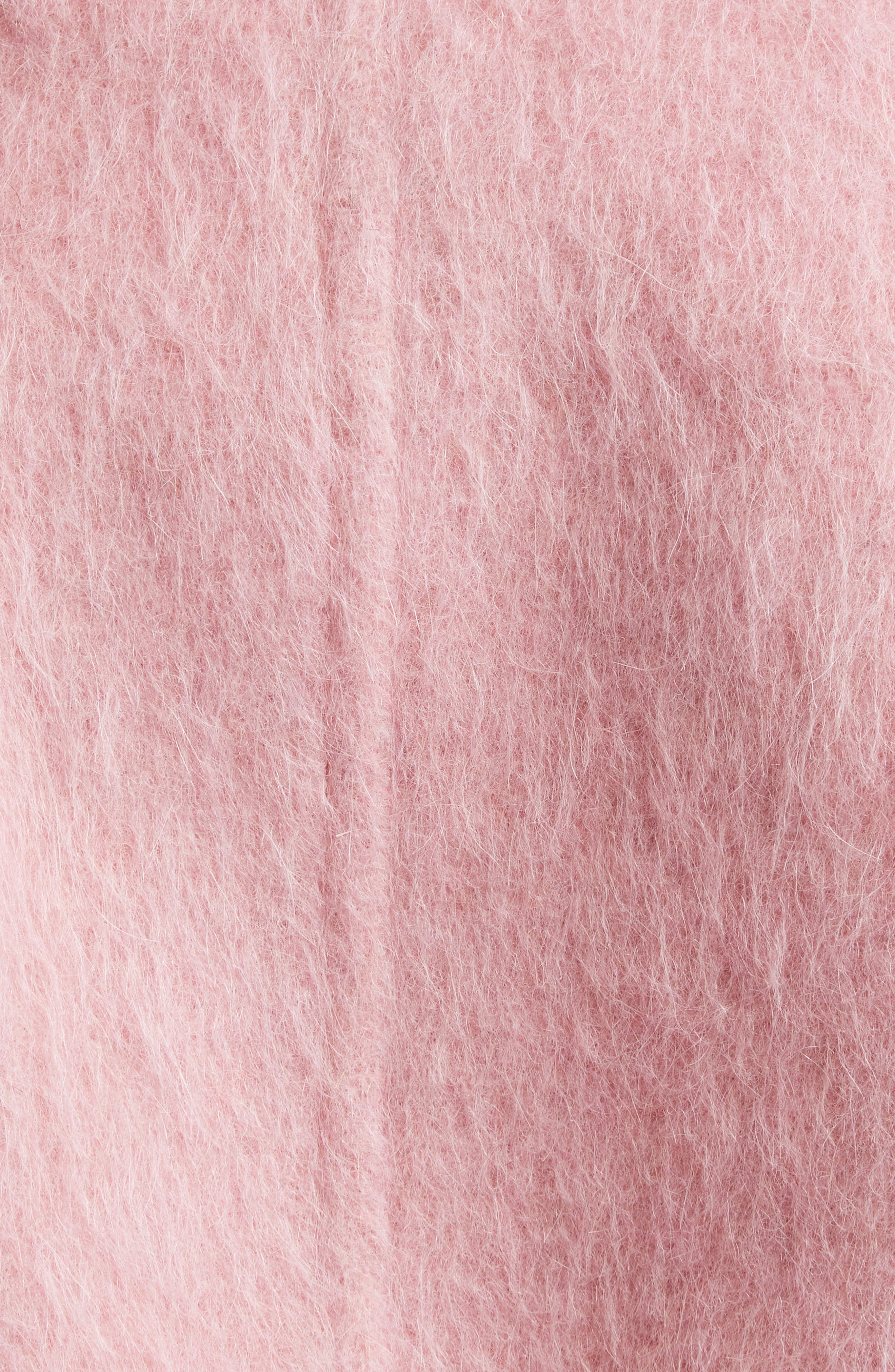 Sandy Liang Norwich Belted Alpaca & Wool Blend Coat in Pink at Nordstrom - 5