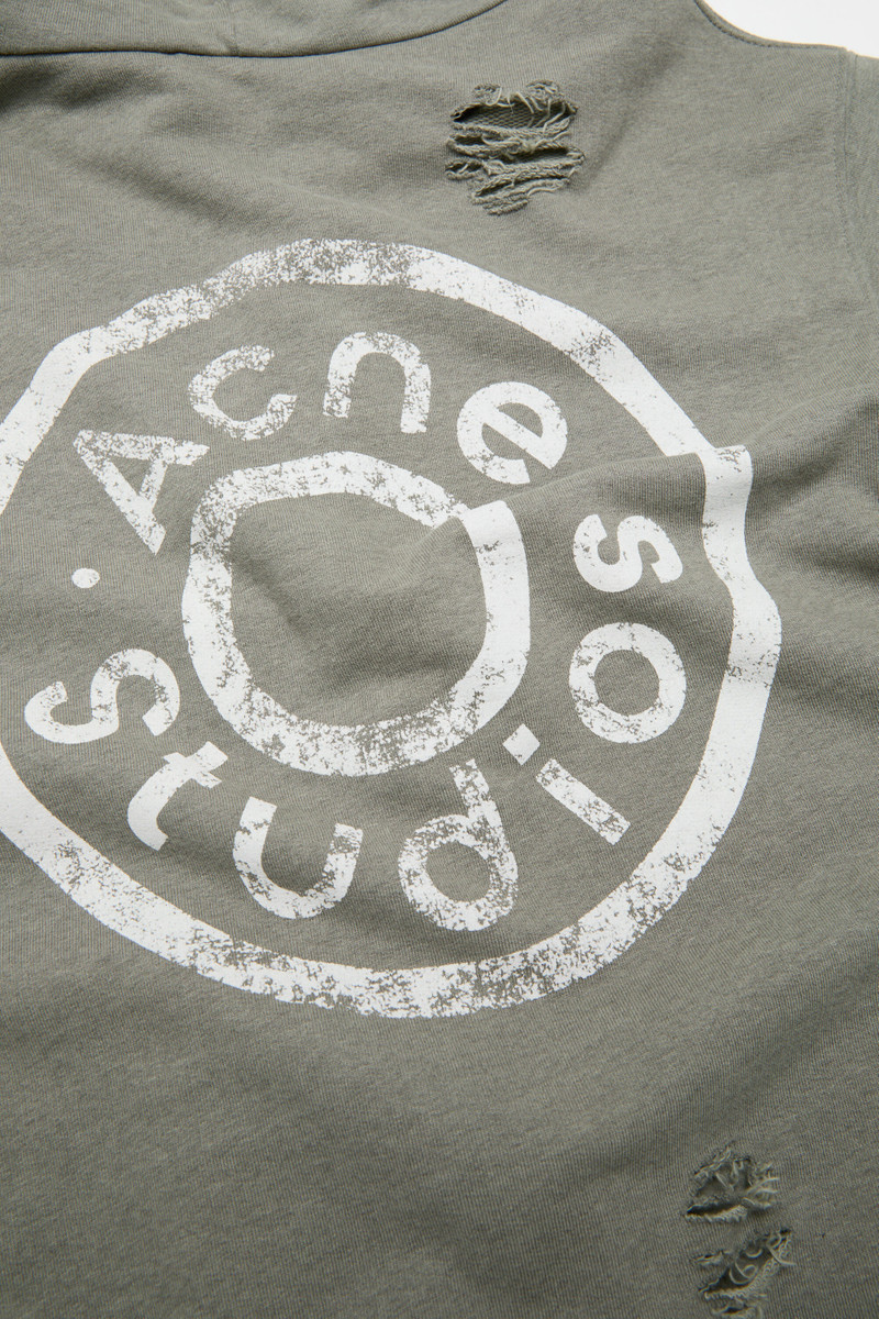 Hooded zipper sweater - Moss Green 4