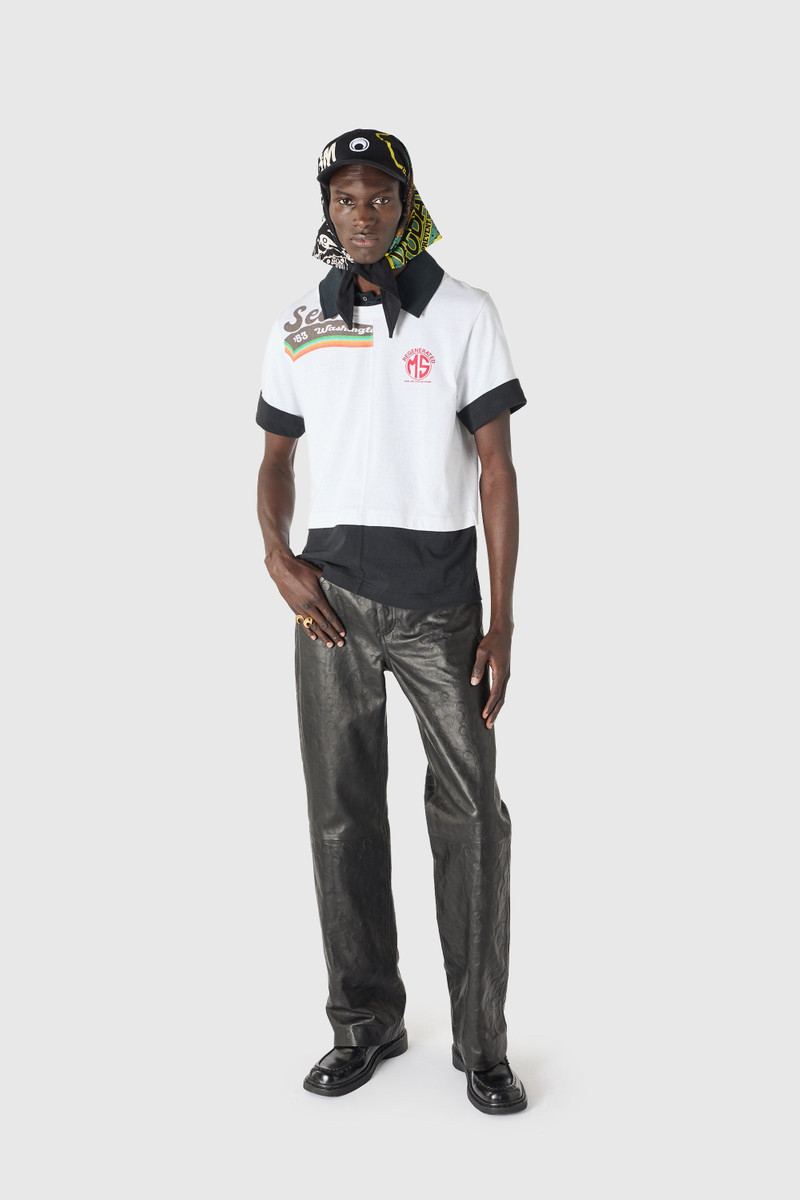 Upcycled jersey ss polo t-shirt 6