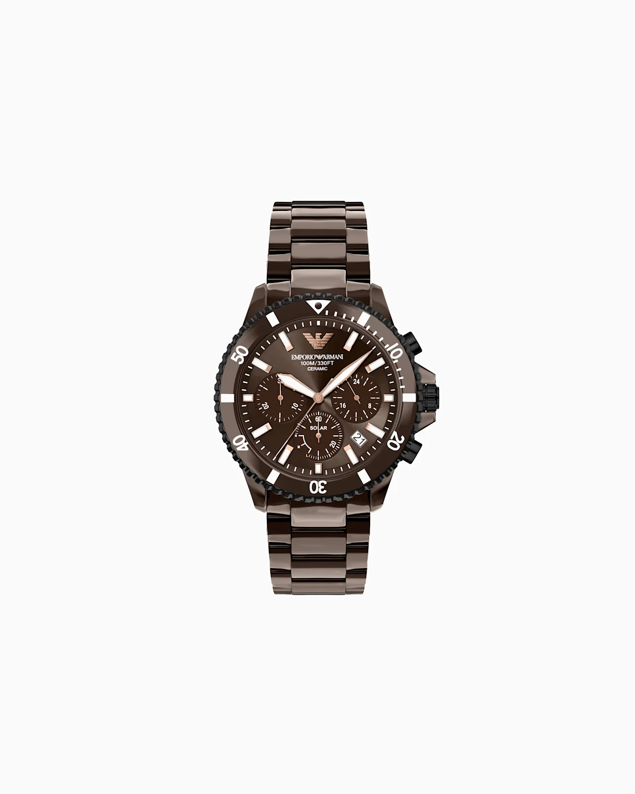 EMPORIO ARMANI WORLD EXPLORER SOLAR CHRONOGRAPH WATCH - 1