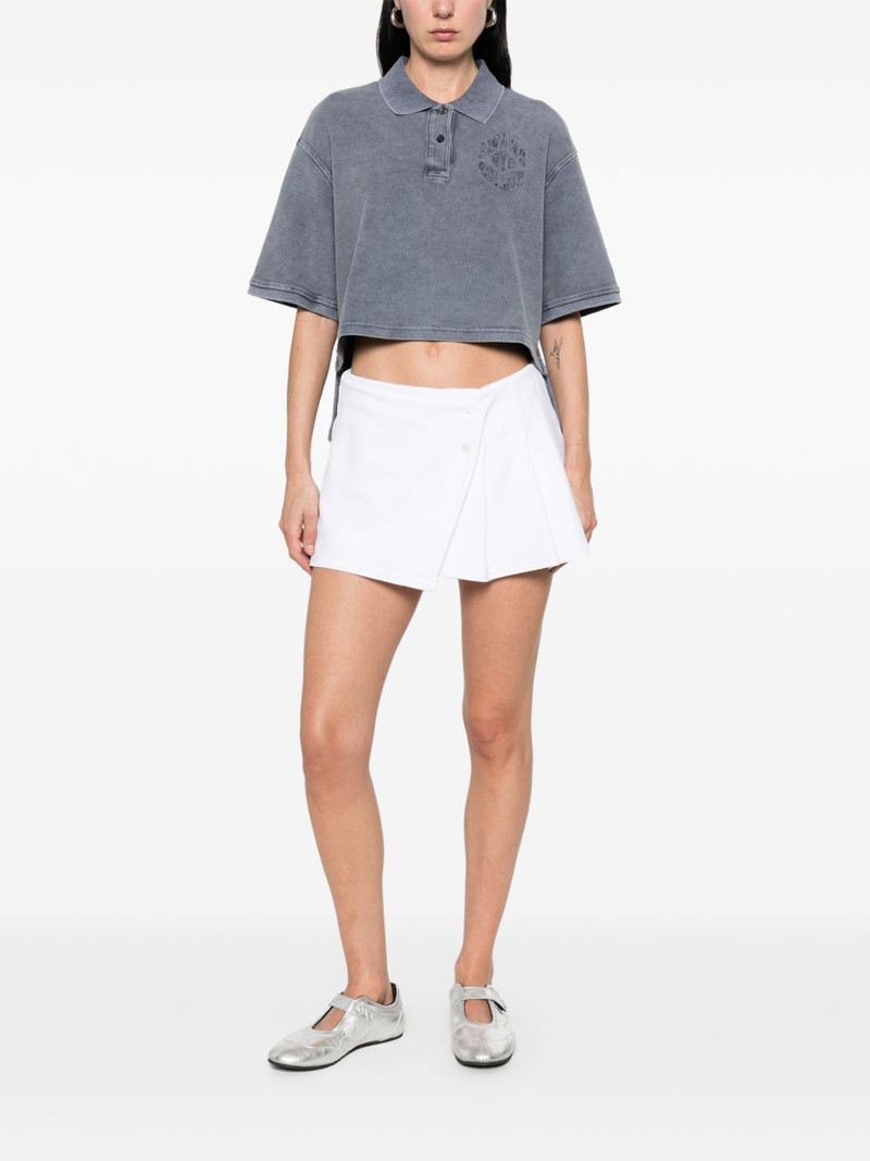 Alexander Wang high-low polo top outlook