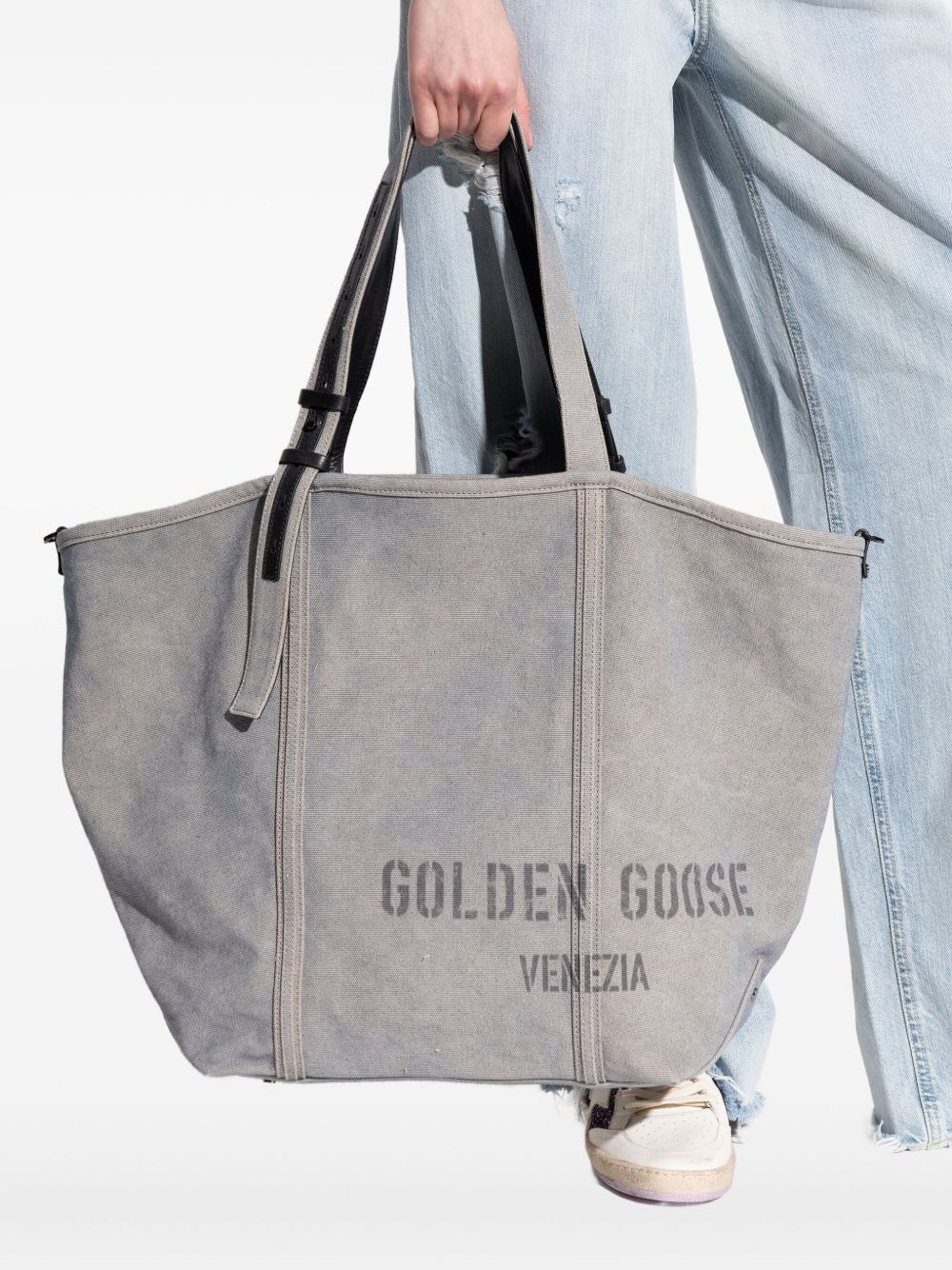 logo-print tote bag - 2