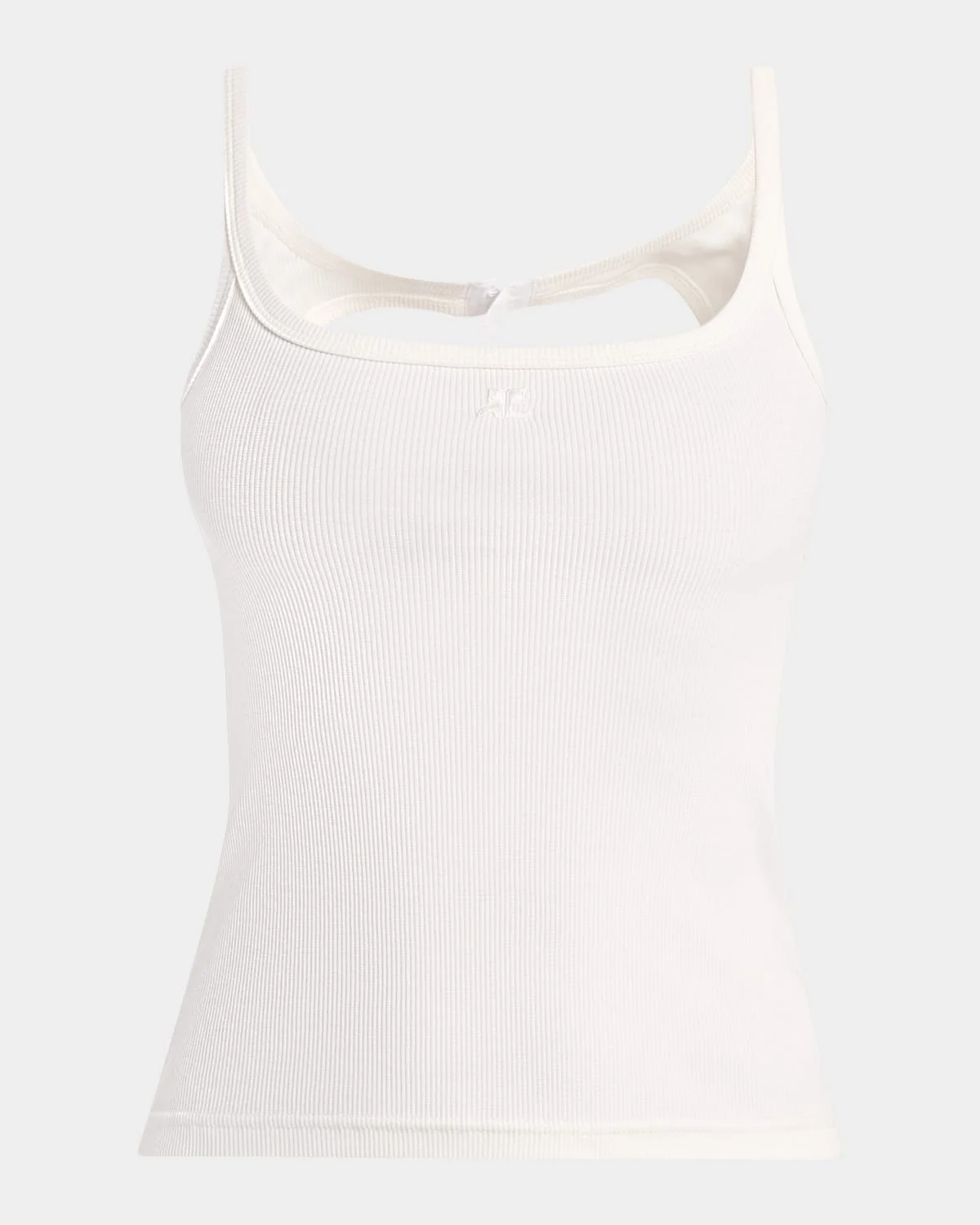 90s Rib Cutout Tank Top - 1