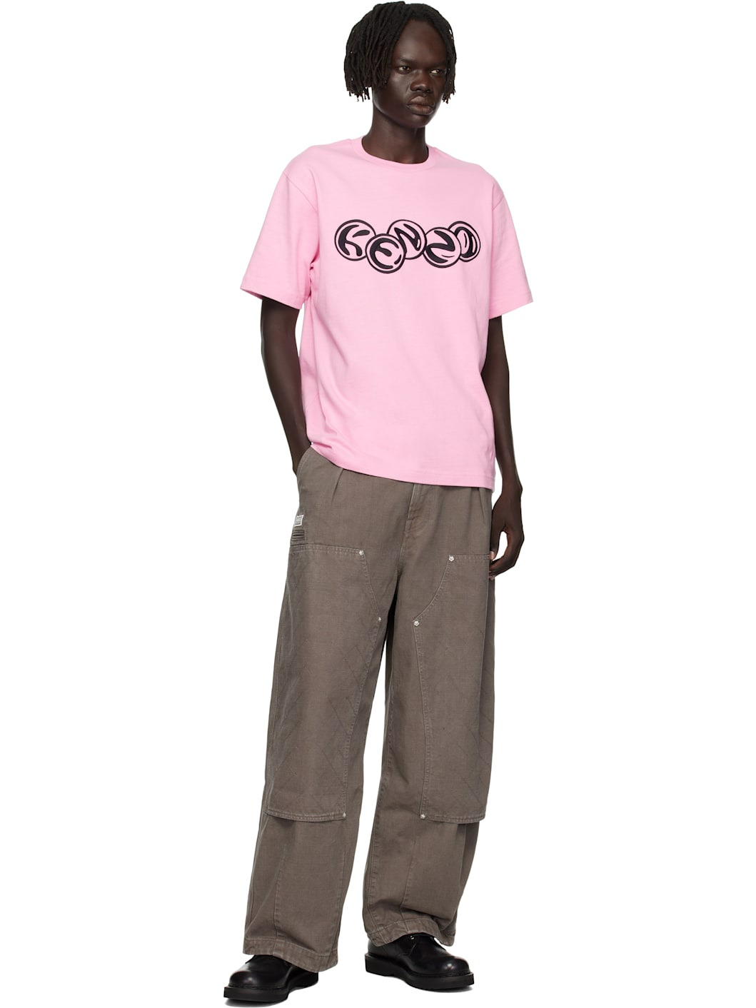 Pink Kenzo Paris 'KENZO Pachinko' Classic T-shirt - 4