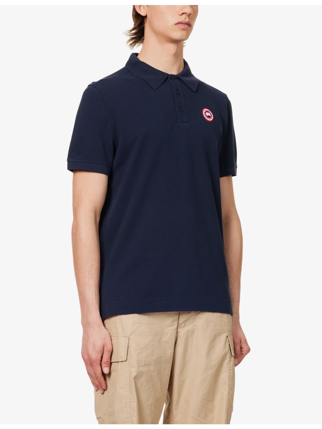 Beckley logo-embroidered regular-fit cotton polo shirt - 3