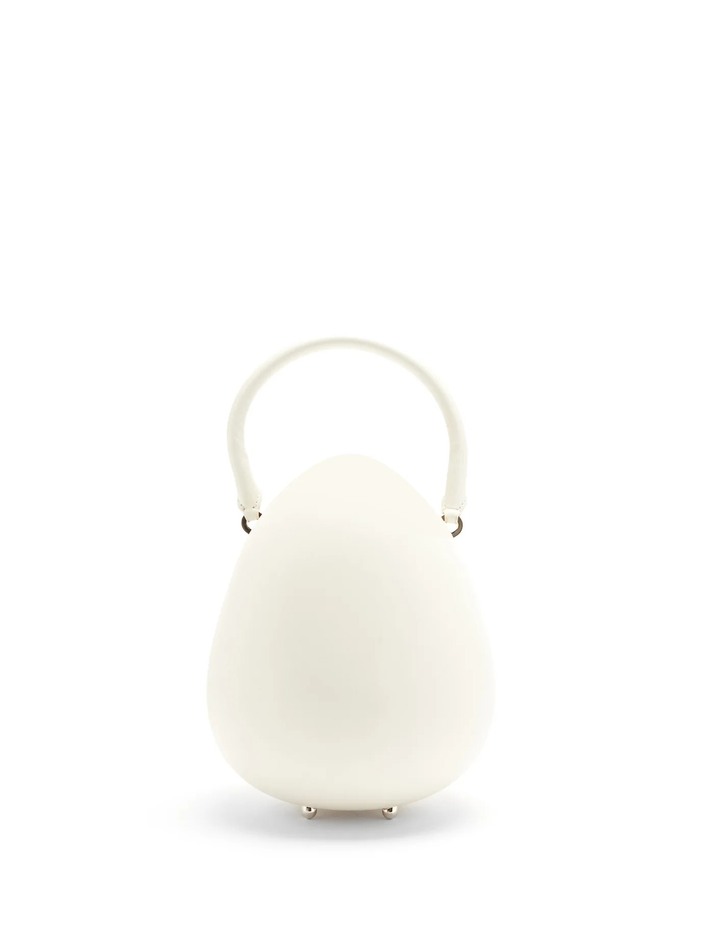 Egg leather top-handle bag - 1