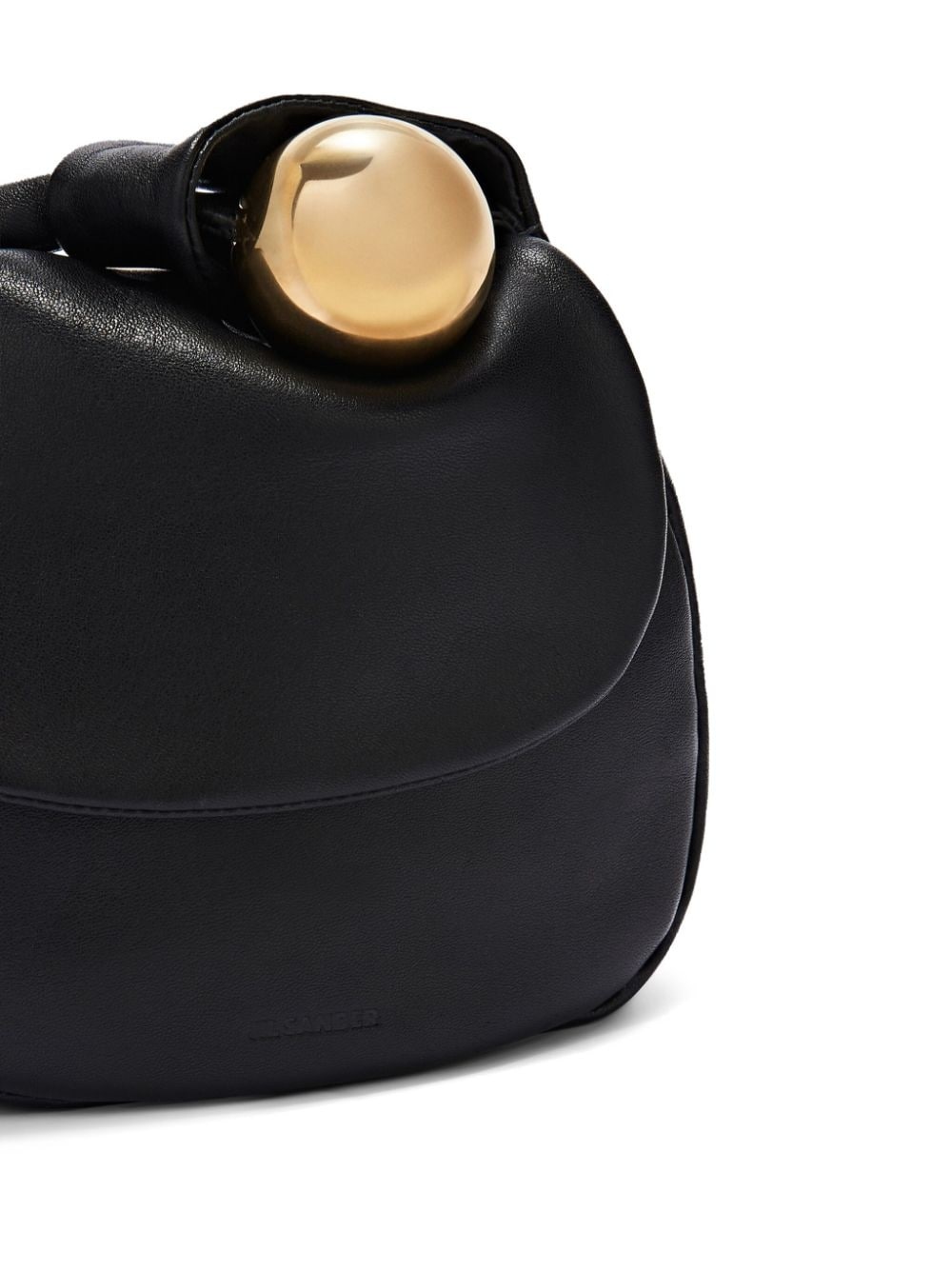 ball top handle leather mini bag - 3