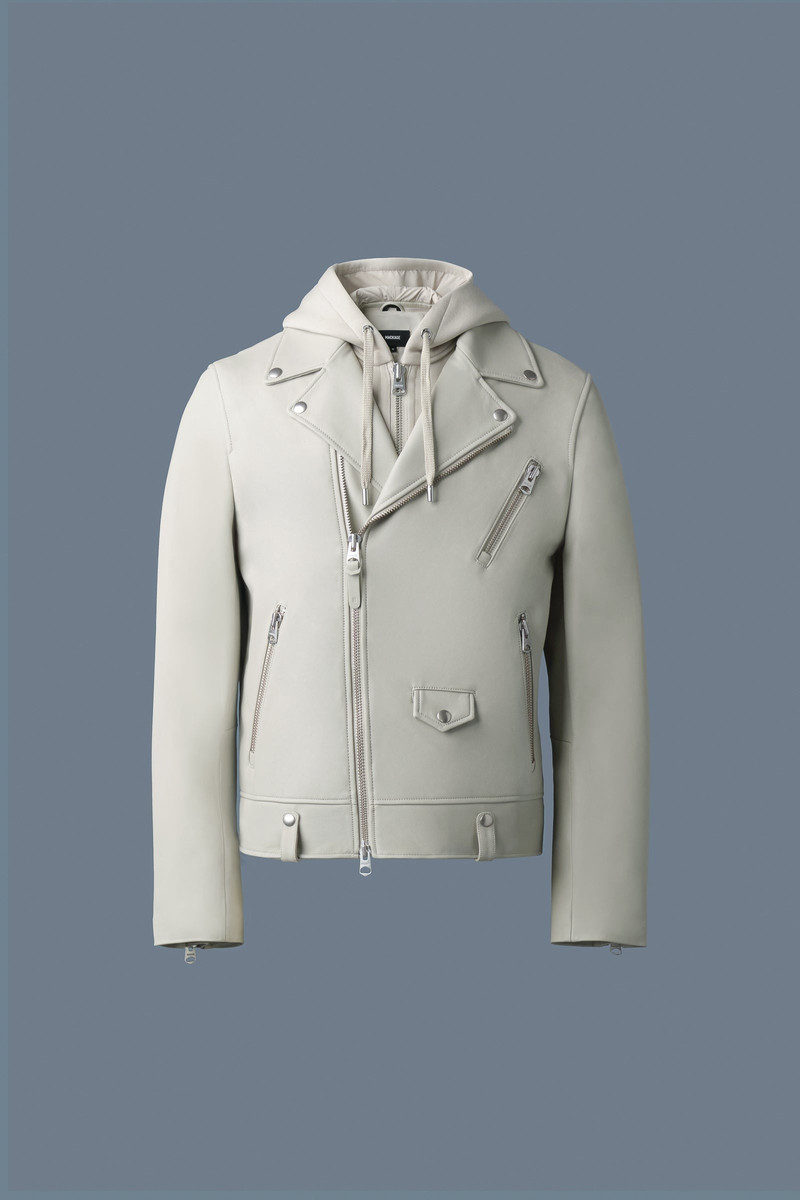 MAGNUS-CN 2-in-1 Leather biker jacket 1